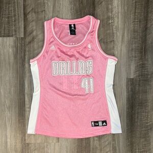 Dirk Nowitzki Dallas Mavericks Adidas NBA for Her Youth Jersey - Medium